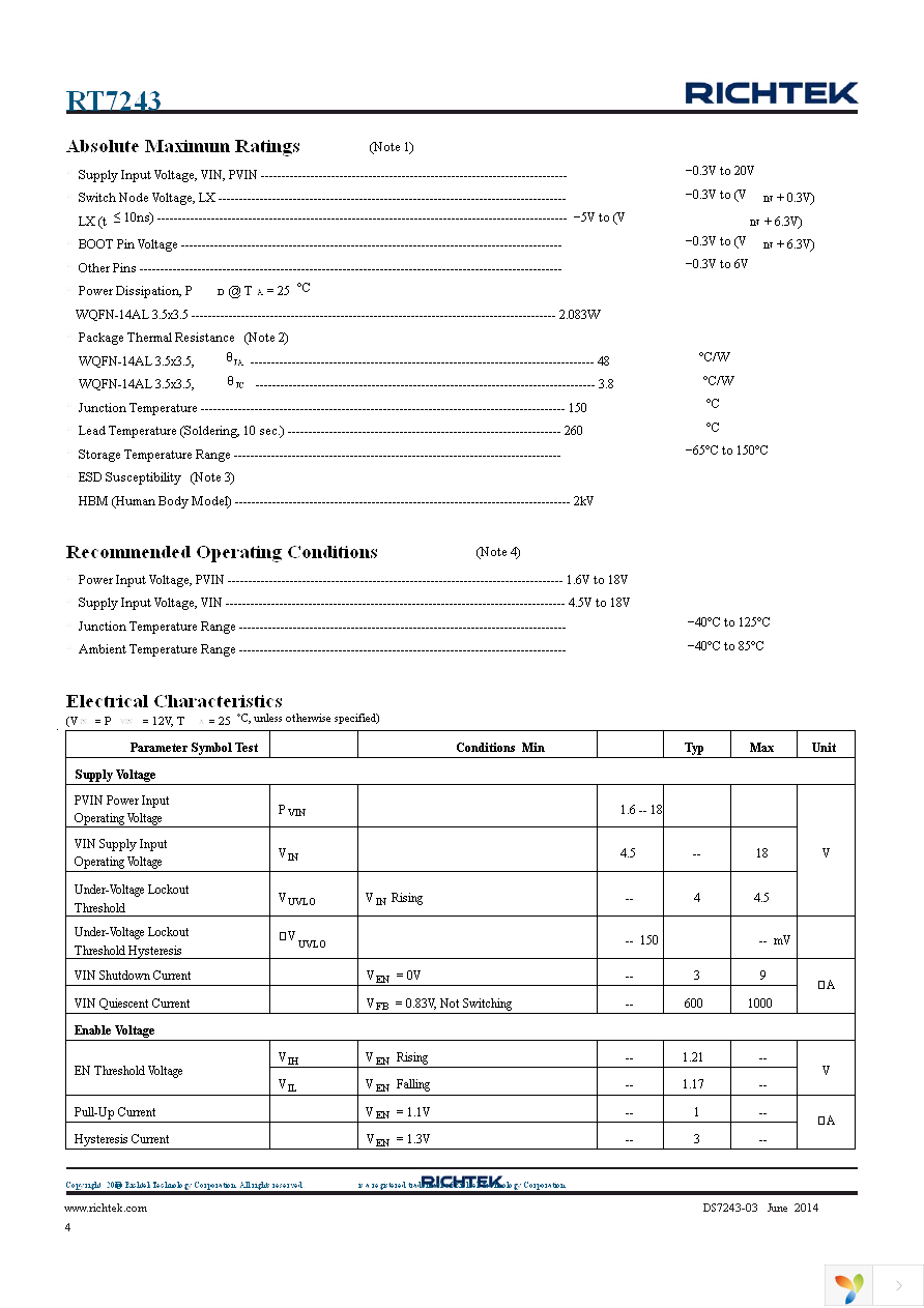 RT7243GQW Page 4