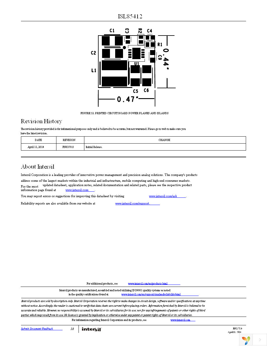 ISL85412FRTZ-T7A Page 18