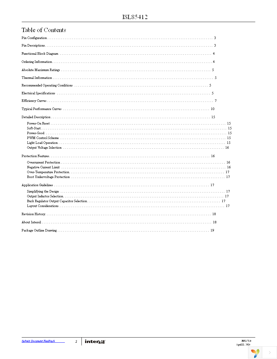 ISL85412FRTZ-T7A Page 2