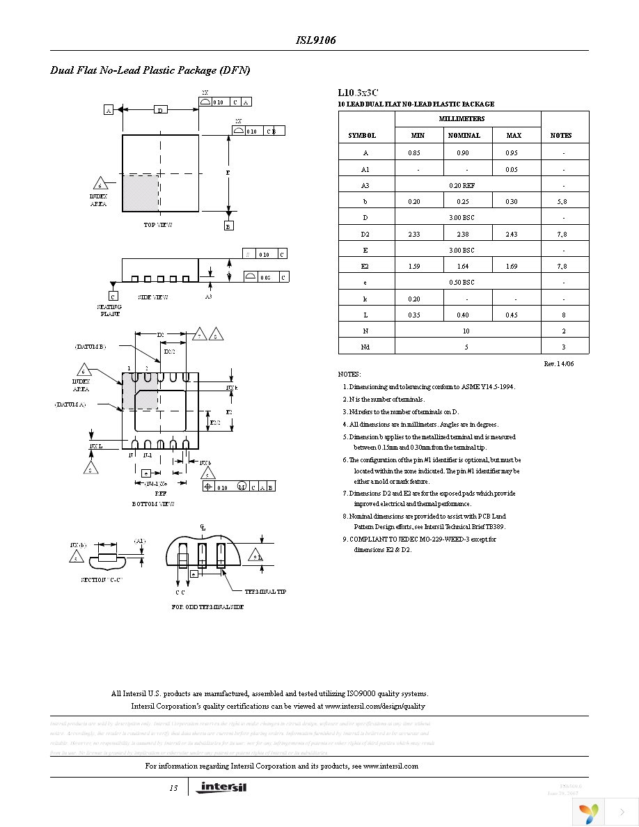 ISL9106IRZ-T Page 13