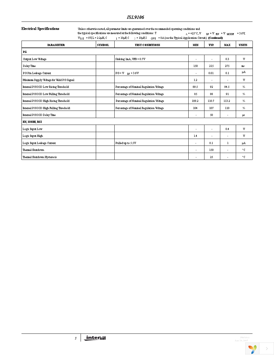 ISL9106IRZ-T Page 3