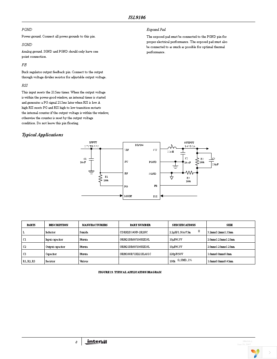 ISL9106IRZ-T Page 8