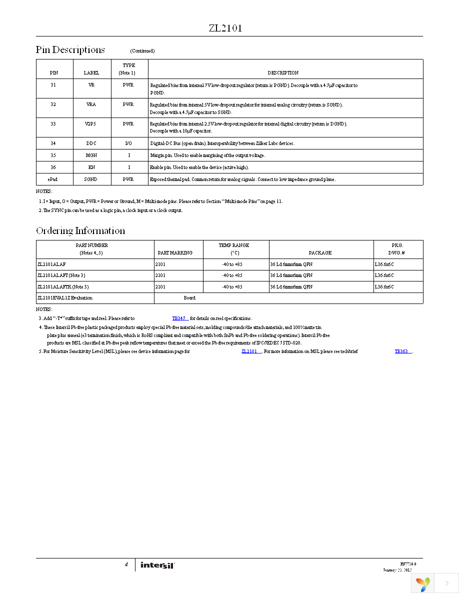 ZL2101ALAF Page 4