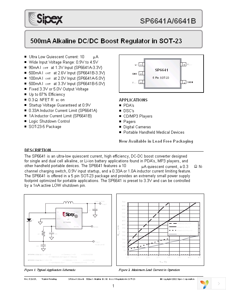 SP6641BEK-L-5-0 Page 1