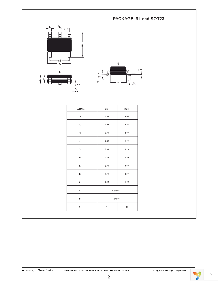 SP6641BEK-L-5-0 Page 12