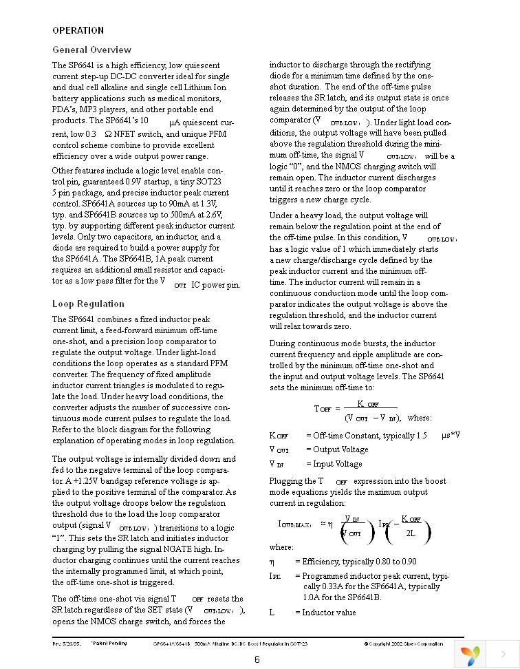 SP6641BEK-L-5-0 Page 6