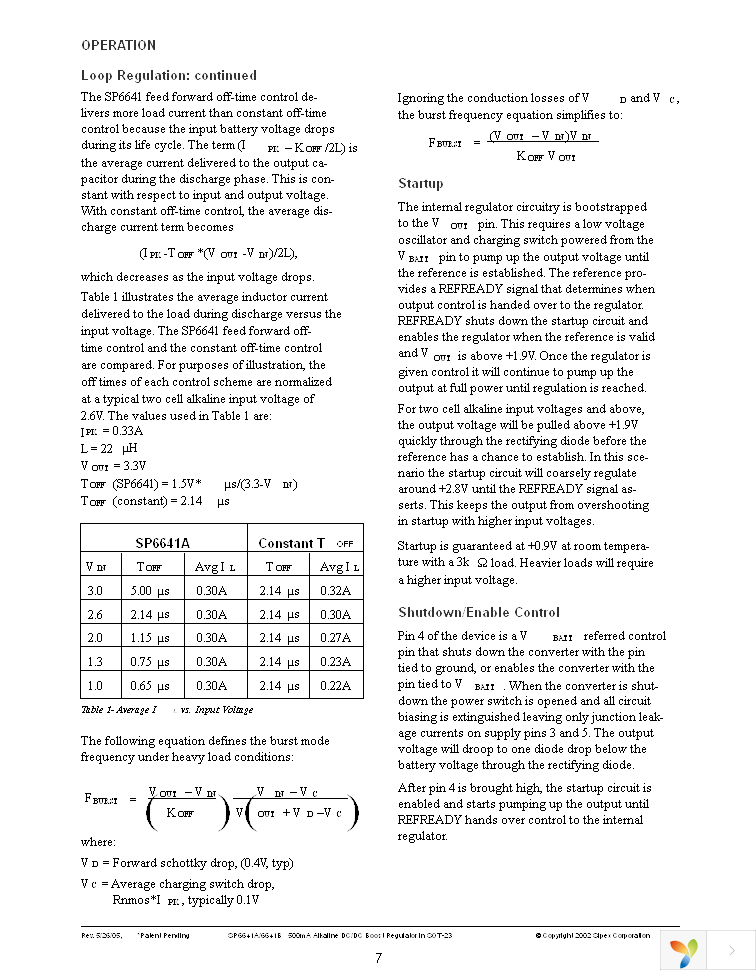 SP6641BEK-L-5-0 Page 7