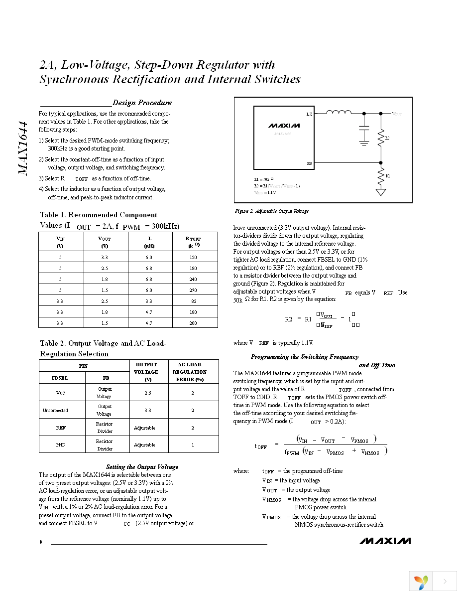 MAX1644EAE+ Page 8