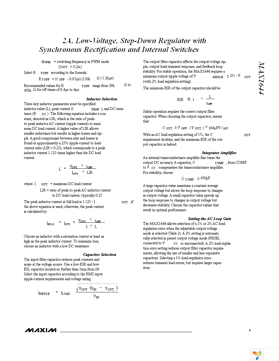 MAX1644EAE+ Page 9