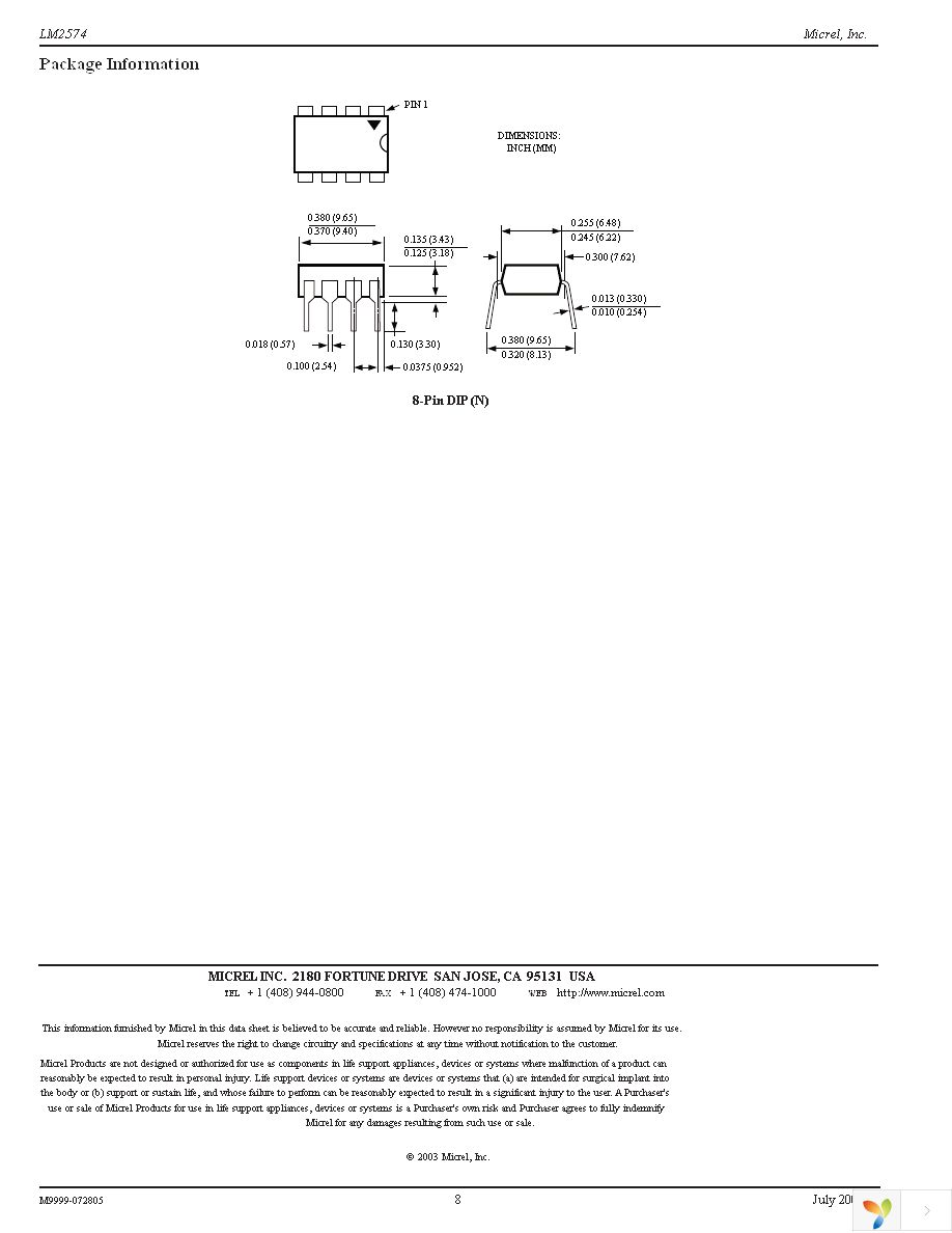 LM2574-5.0YN Page 8