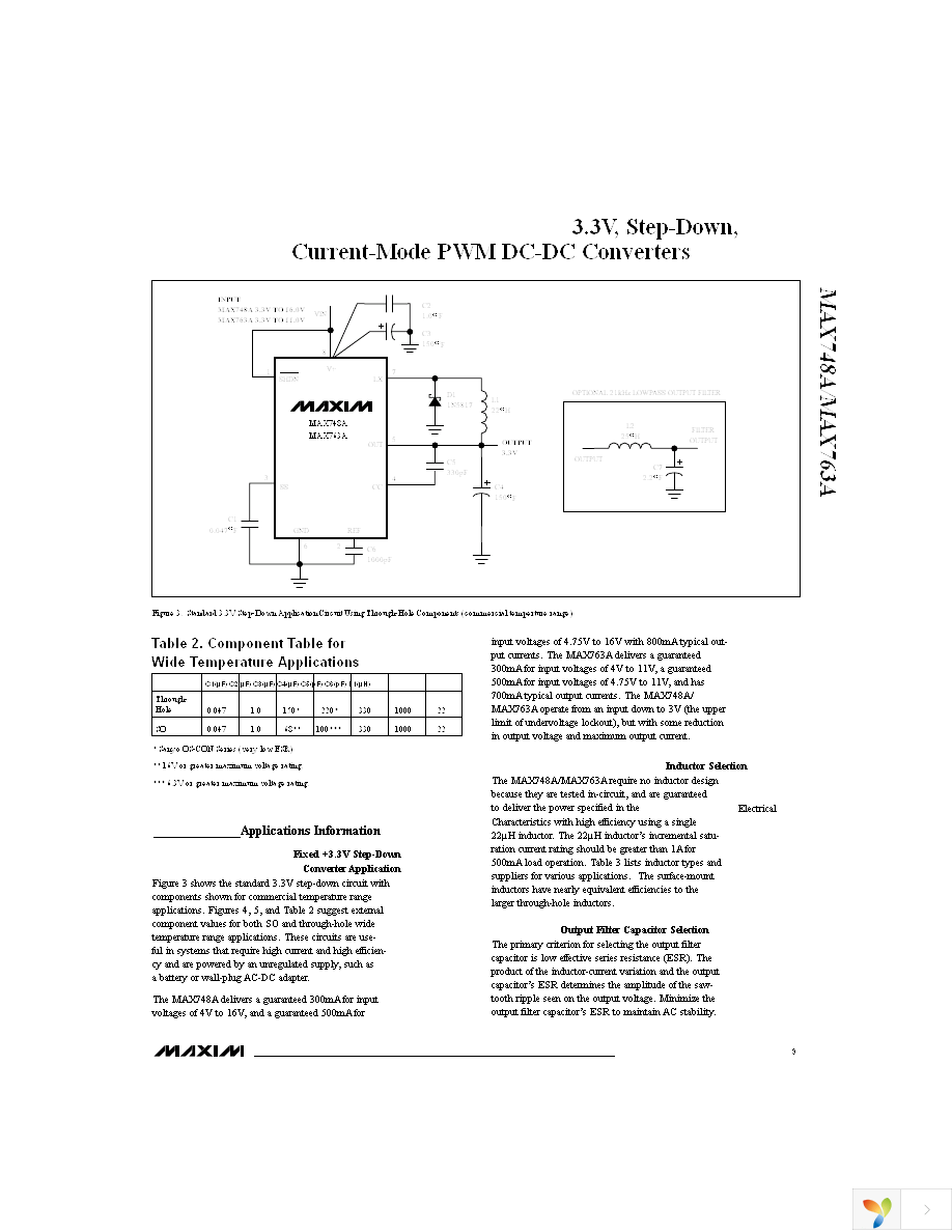 MAX748AEWE+ Page 9