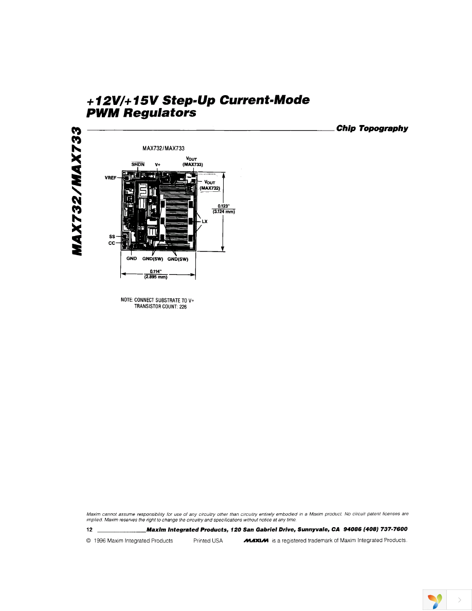 MAX732CWE+ Page 12