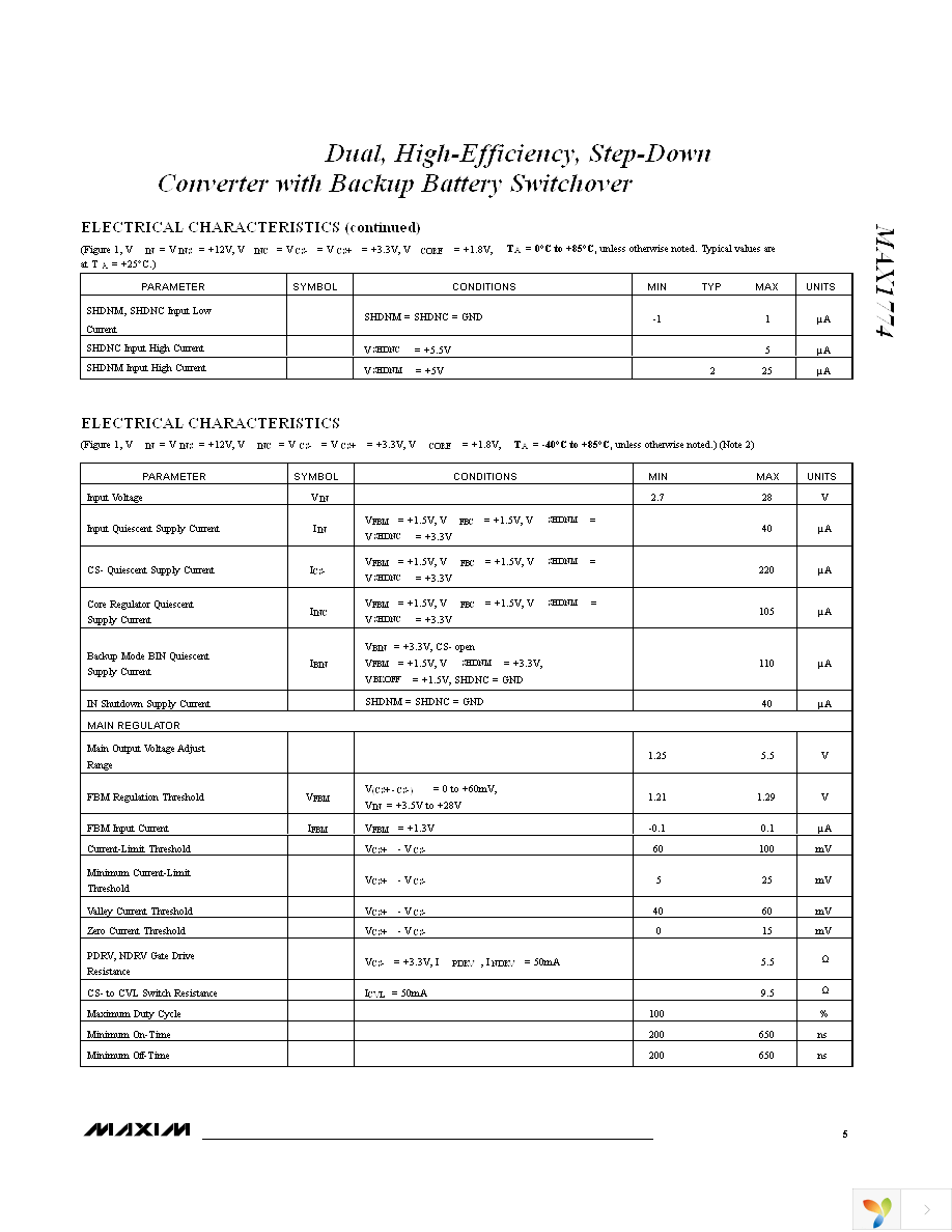 MAX1774EEI+ Page 5