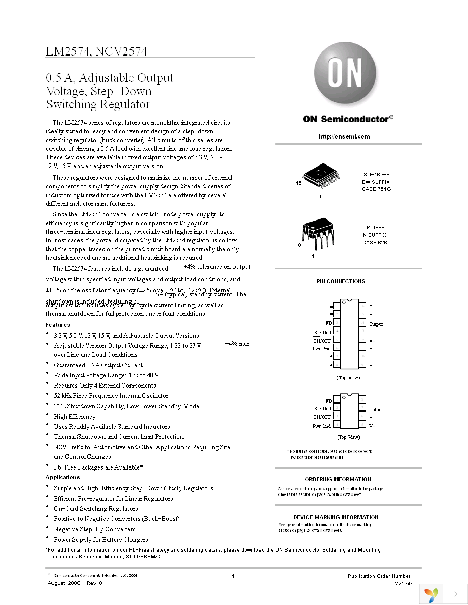 LM2574N-5G Page 1