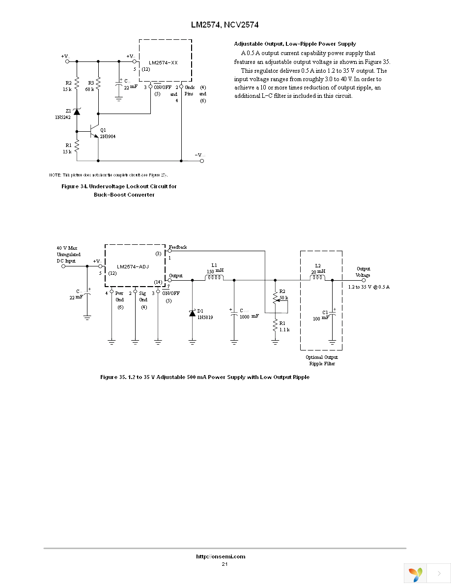 LM2574N-5G Page 21