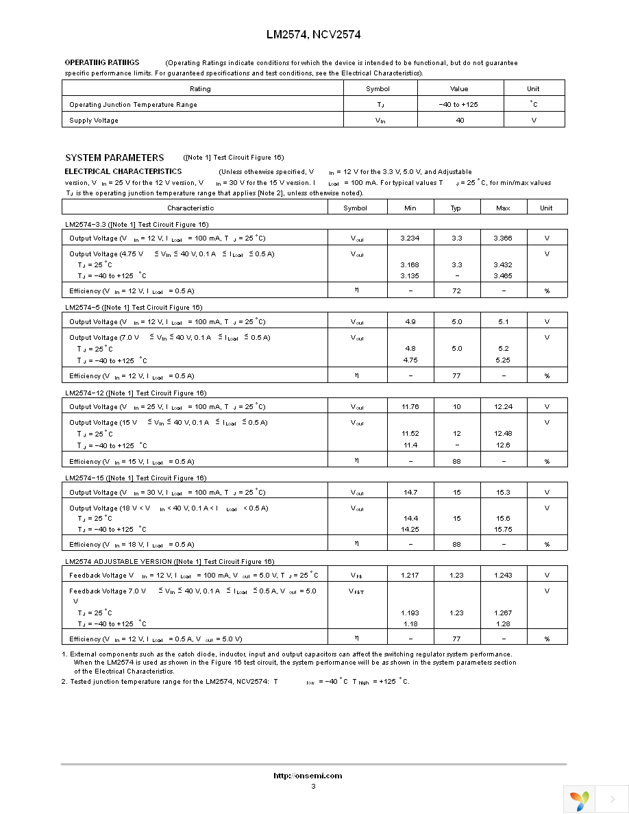 LM2574N-5G Page 3