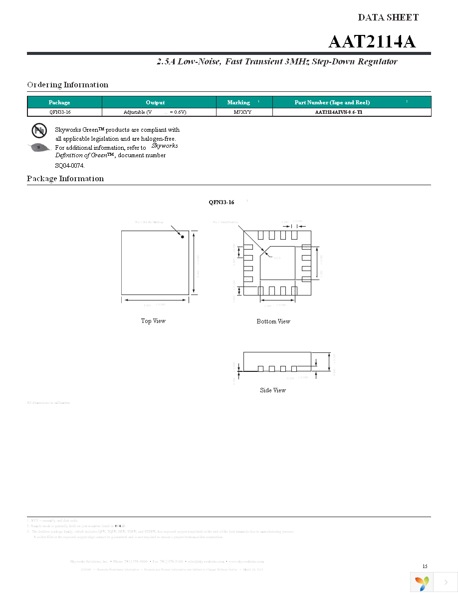 AAT2114AIVN-0.6-T1 Page 15