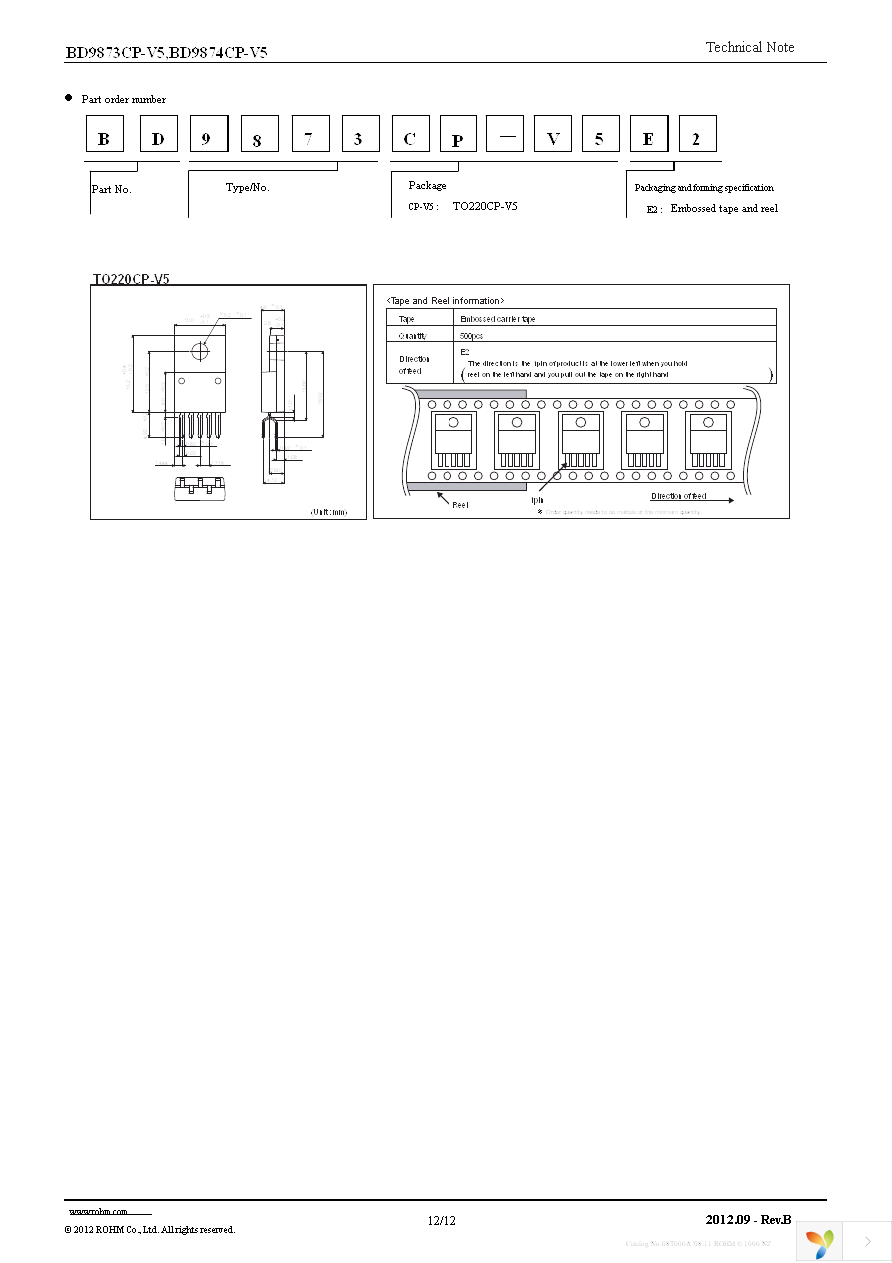 BD9874CP-V5E2 Page 12