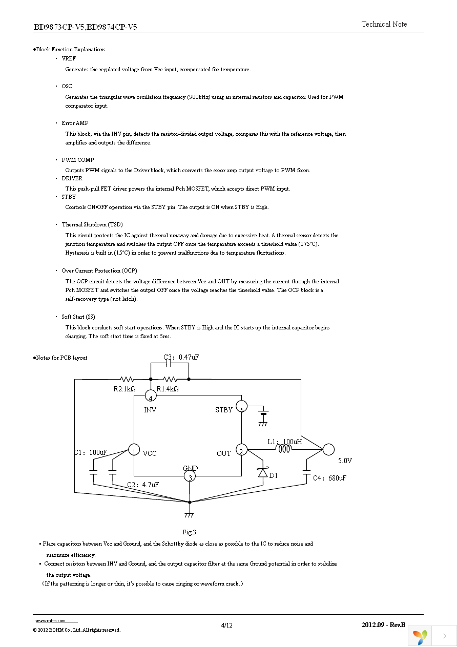 BD9874CP-V5E2 Page 4