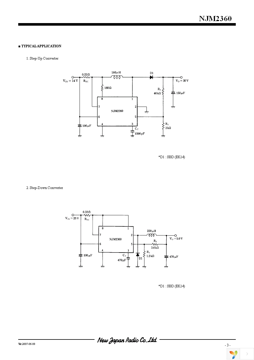 NJM2360D Page 3