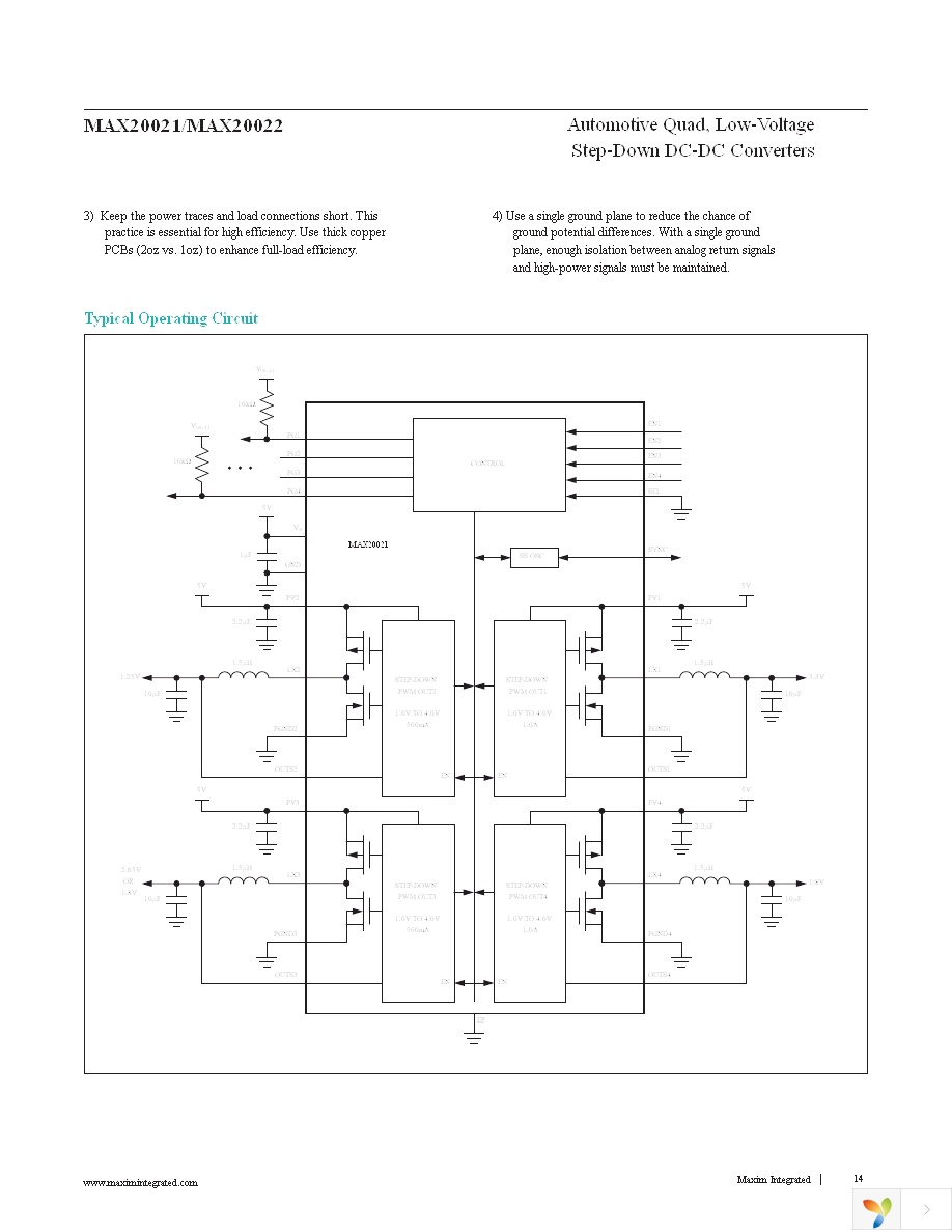 MAX20022ATIA+ Page 14