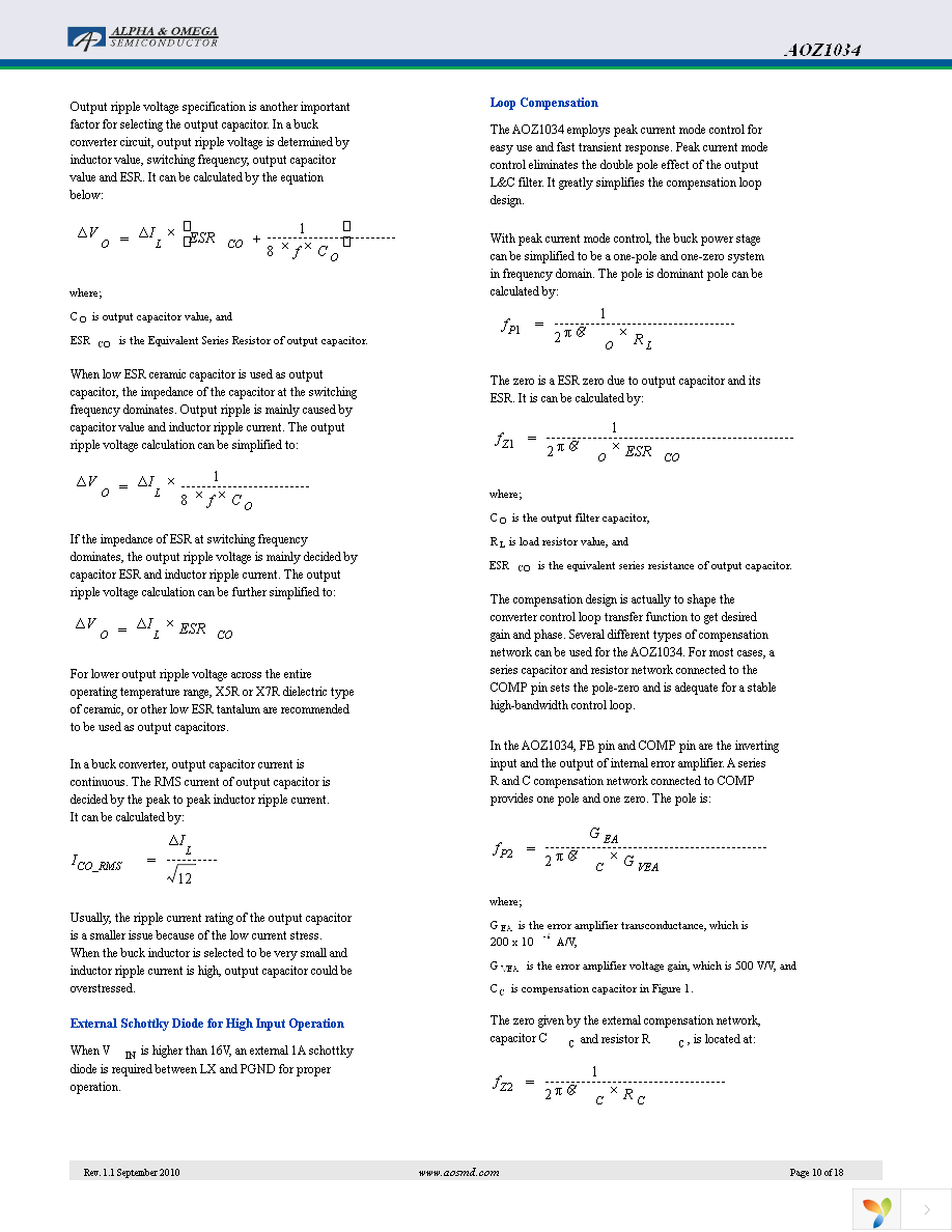 AOZ1034DI Page 10