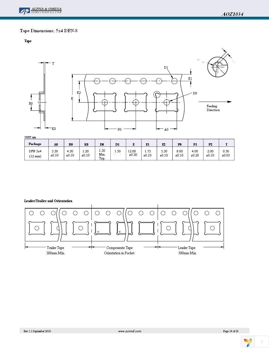 AOZ1034DI Page 14