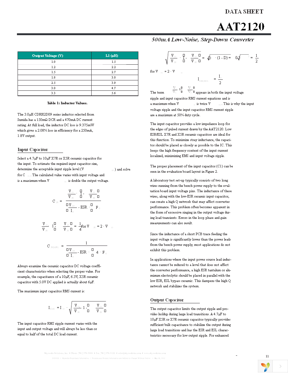 AAT2120IES-0.6-T1 Page 11