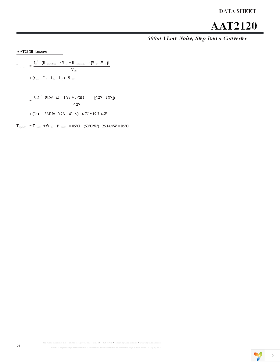 AAT2120IES-0.6-T1 Page 16