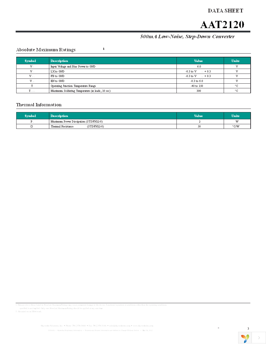 AAT2120IES-0.6-T1 Page 3