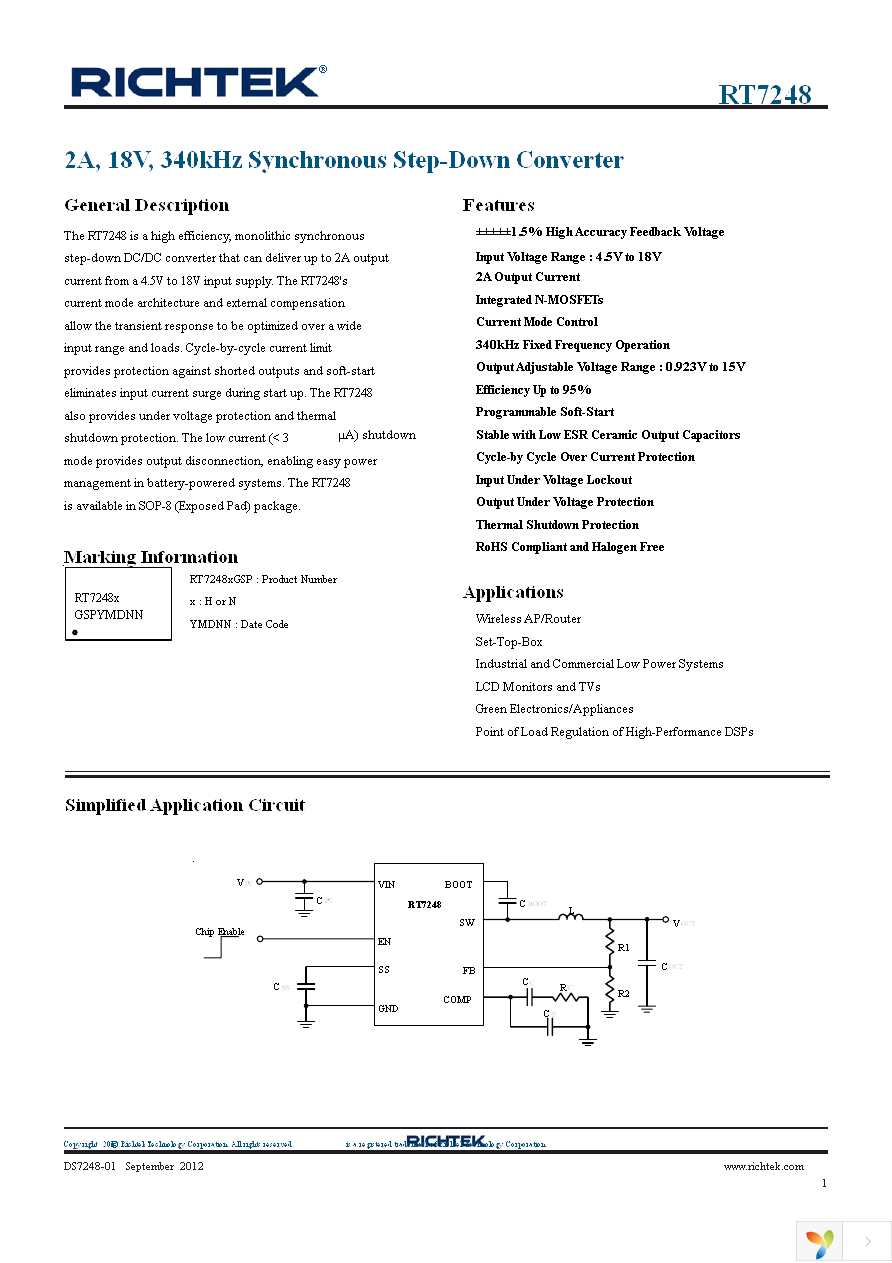 RT7248HGSP Page 1