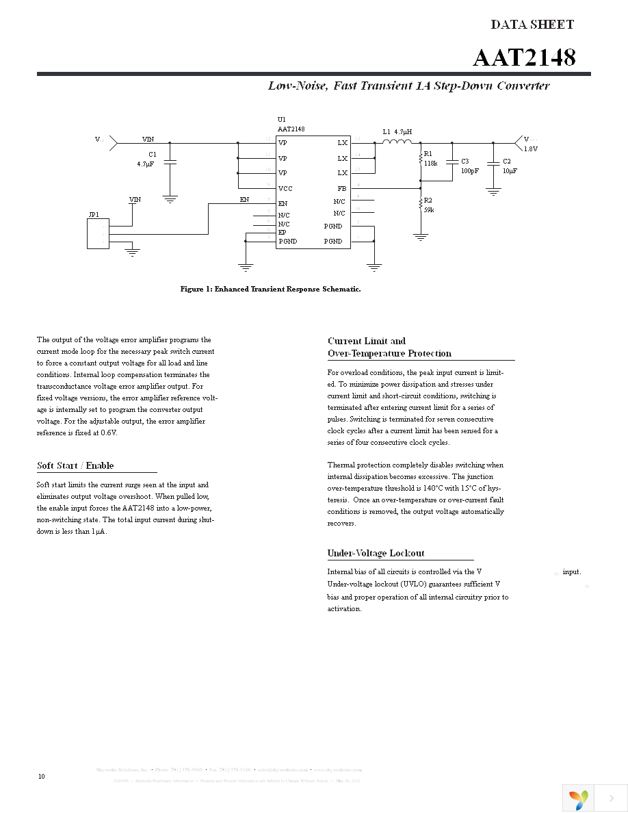 AAT2148IVN-0.6-T1 Page 10