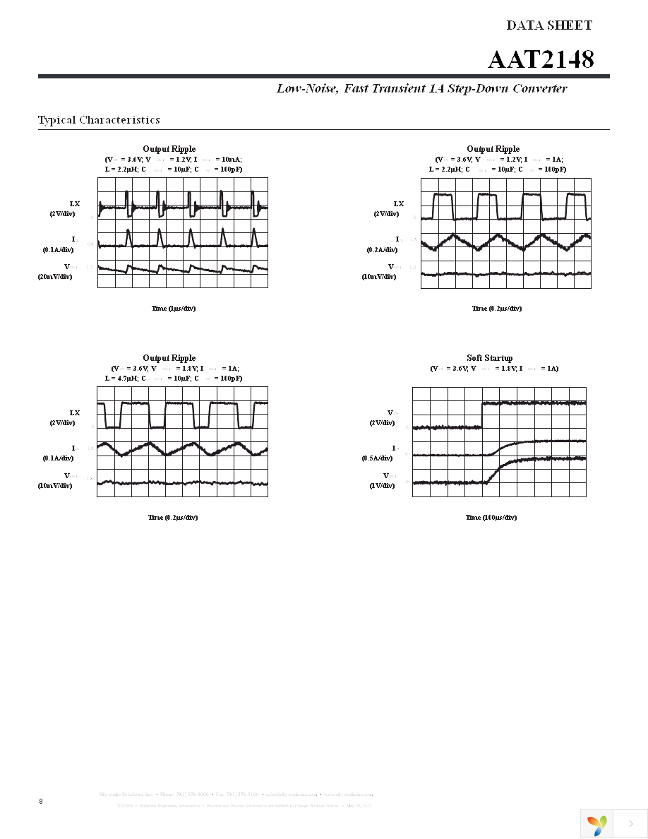 AAT2148IVN-0.6-T1 Page 8