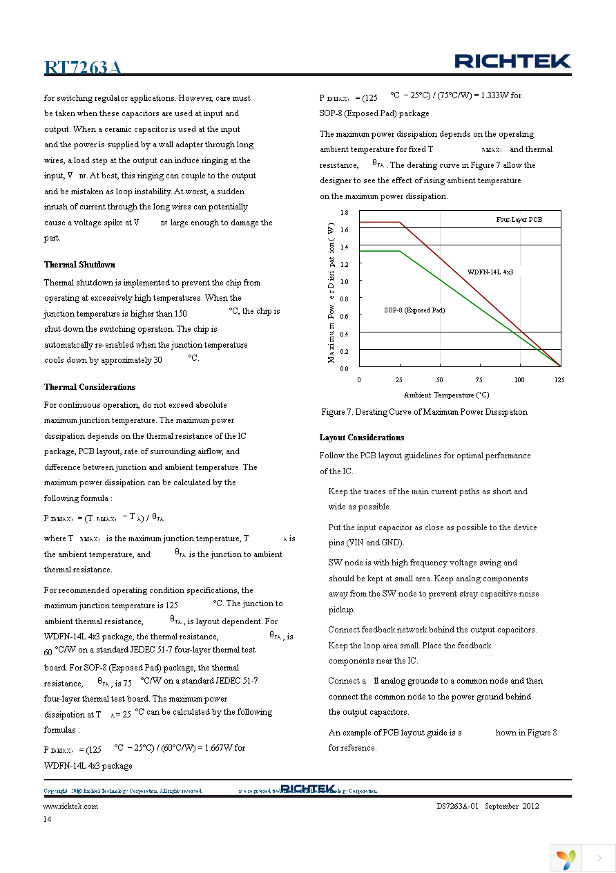 RT7263AZSP Page 14