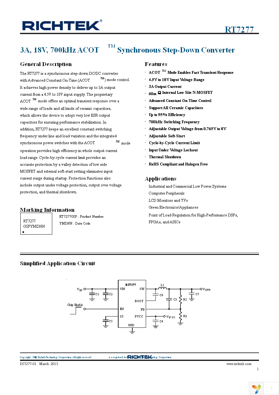 RT7277GSP Page 1