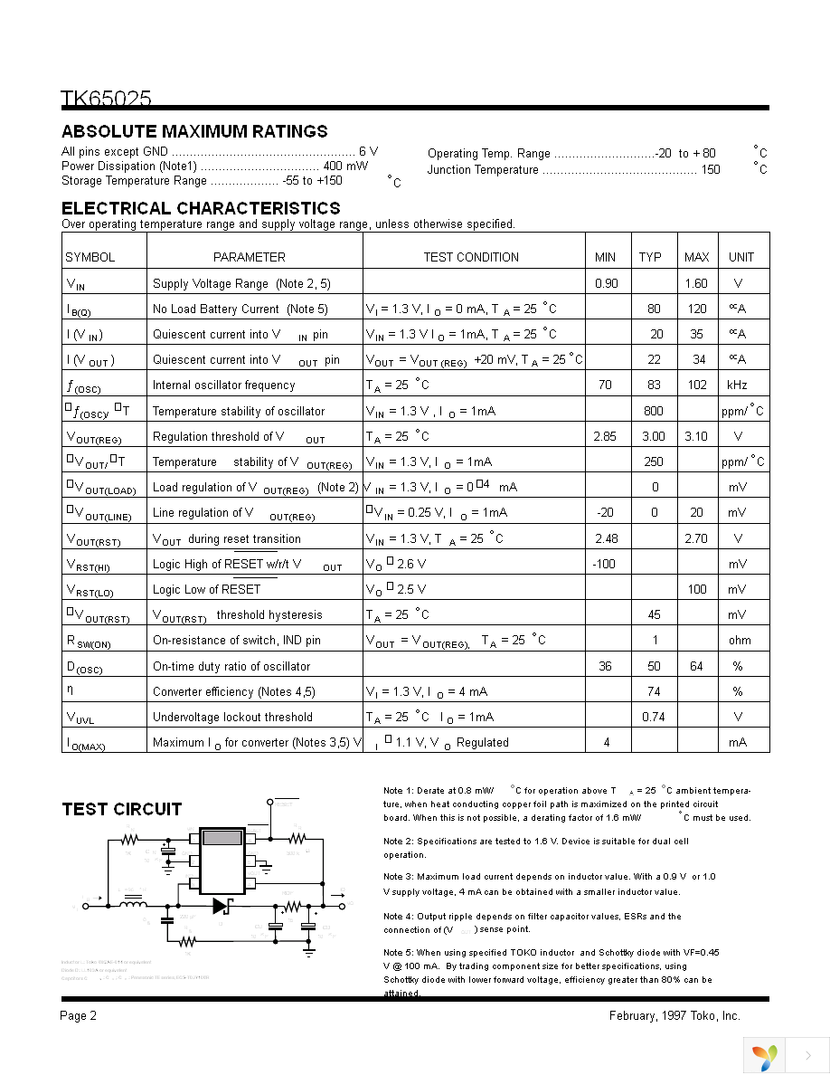 TK65025MTL Page 2