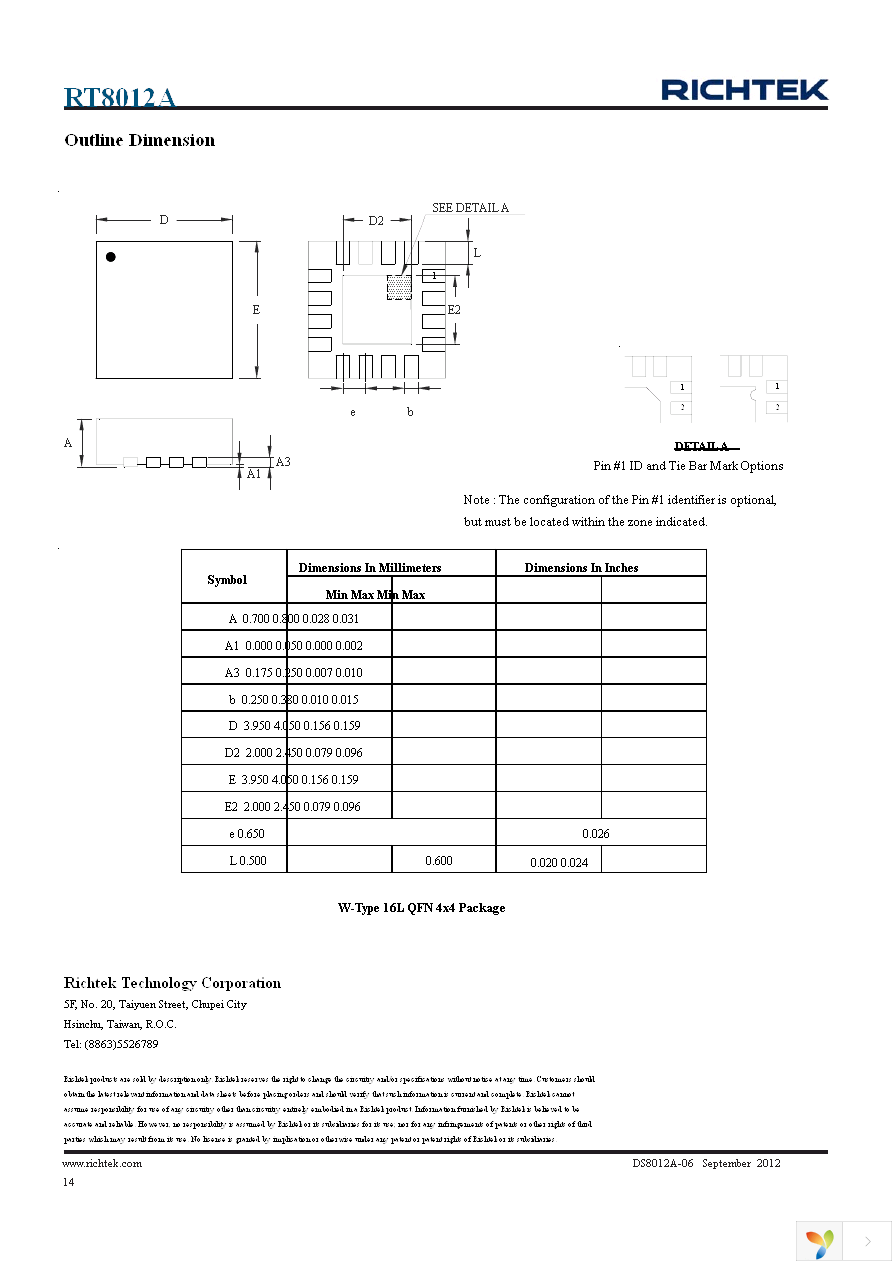 RT8012AGQW Page 14