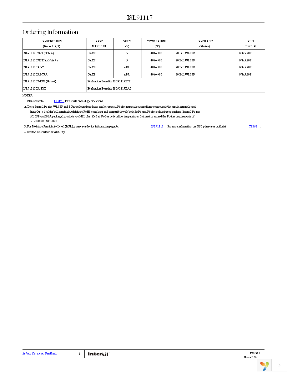 ISL91117IIAZ-T7A Page 3