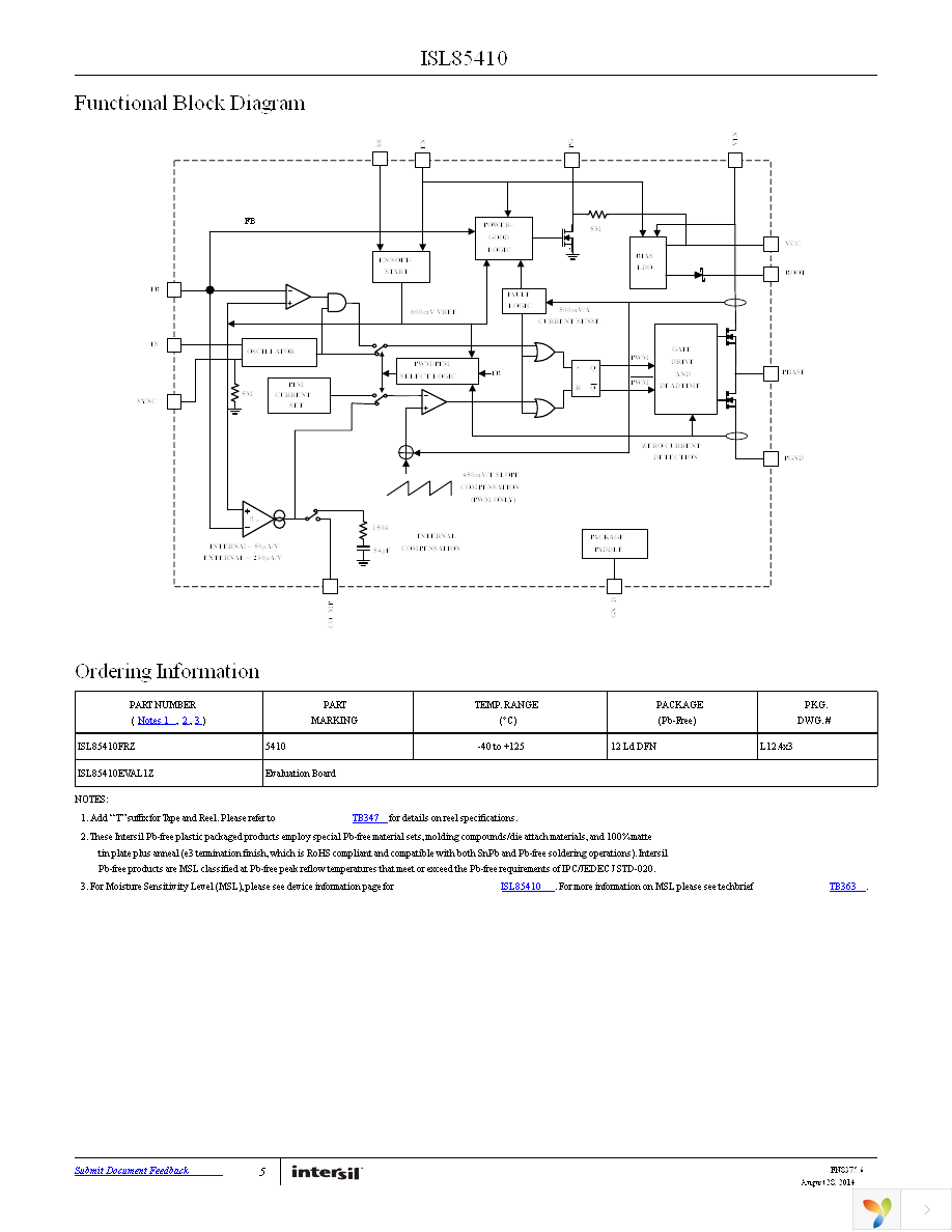 ISL85410FRZ-T7A Page 5