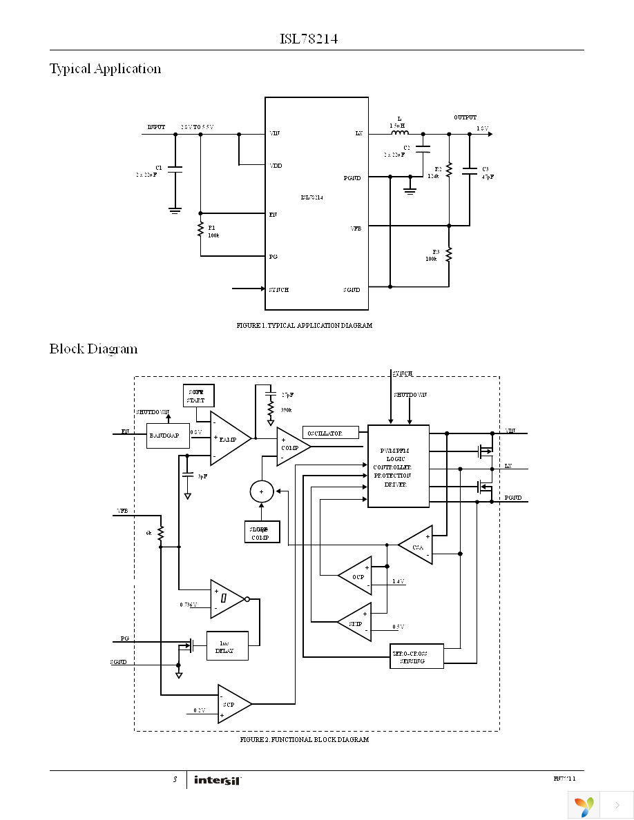 ISL78214ARZ Page 3