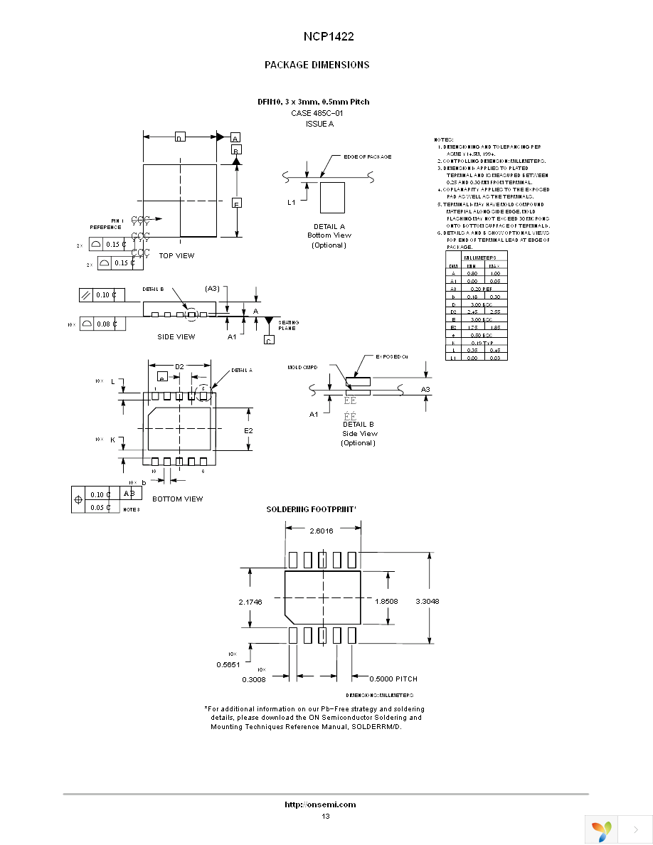 NCP1422MNR2G Page 13