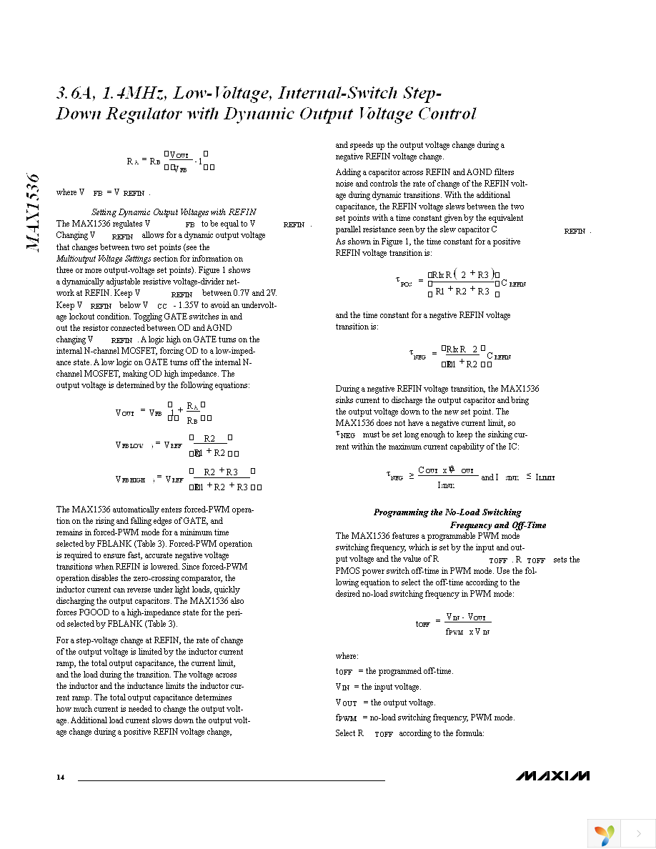 MAX1536ETI+ Page 14