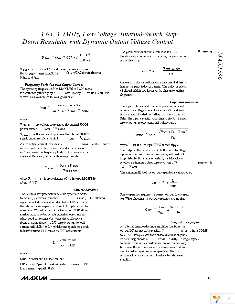 MAX1536ETI+ Page 15