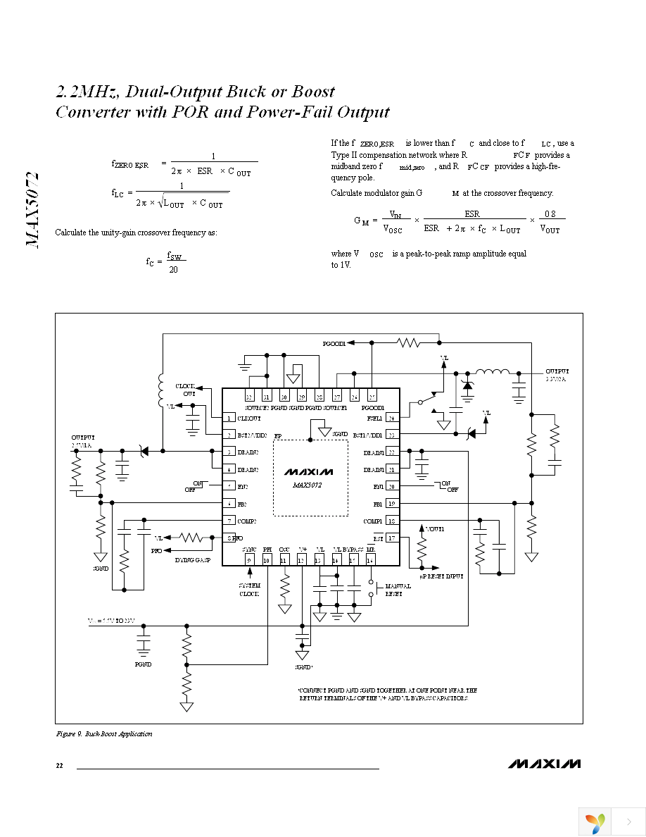 MAX5072ETJ+ Page 22