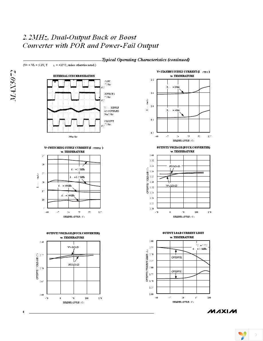 MAX5072ETJ+ Page 8