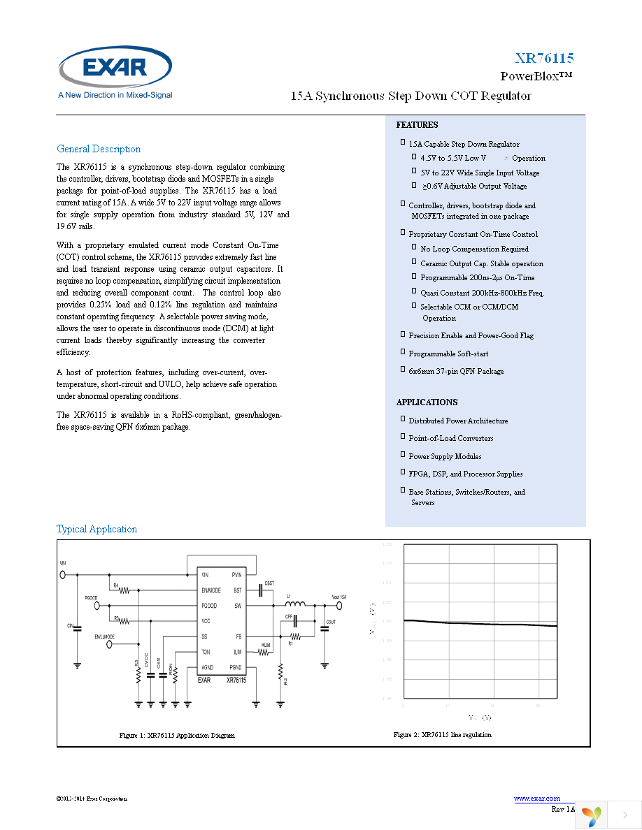 XR76115EL-F Page 1