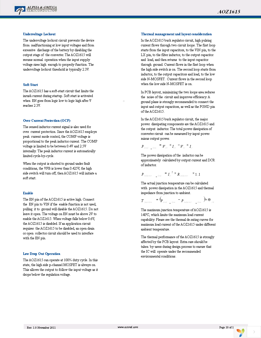 AOZ1615DI Page 10