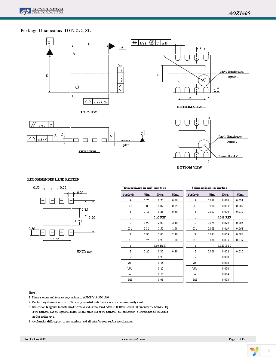 AOZ1605DI Page 13