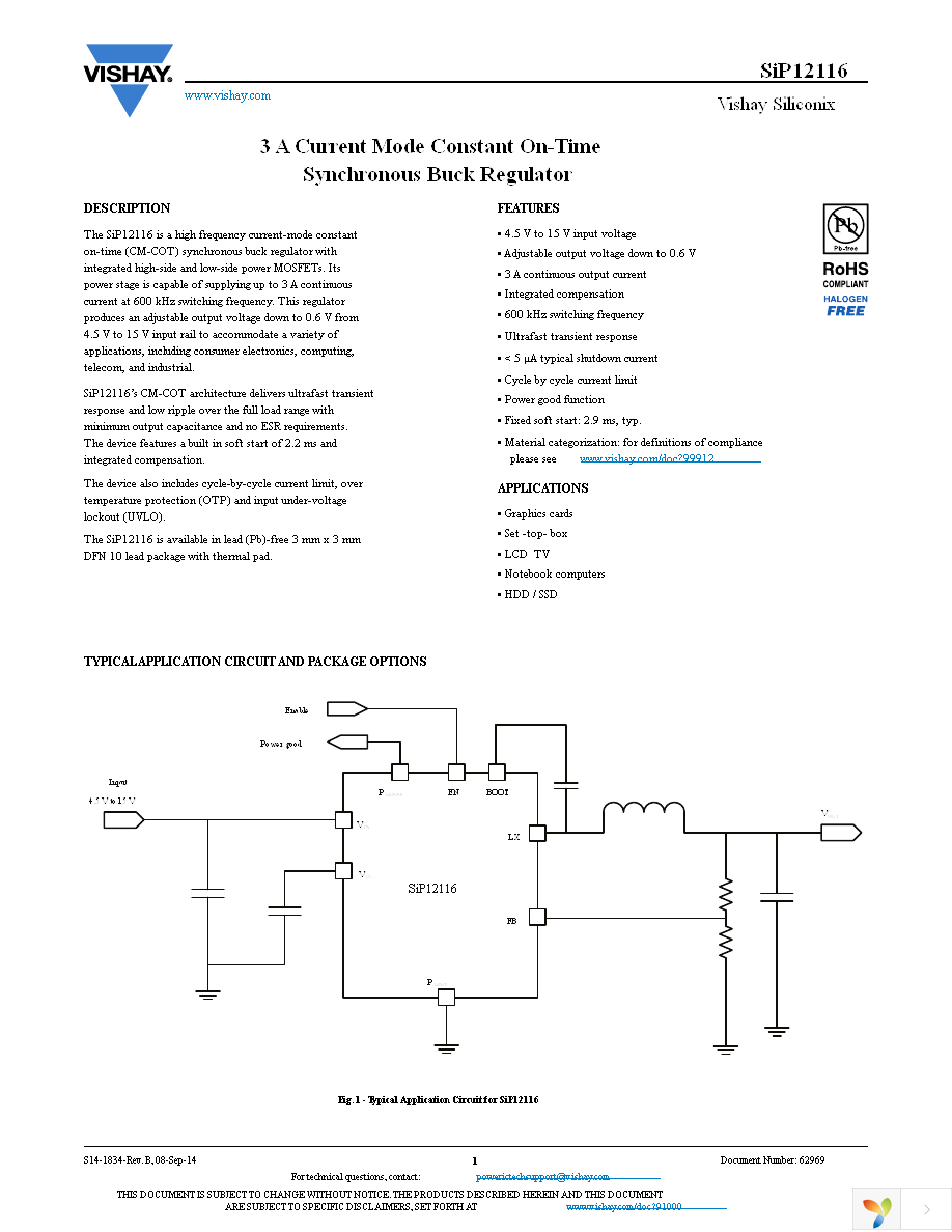 SIP12116DMP-T1-GE4 Page 1