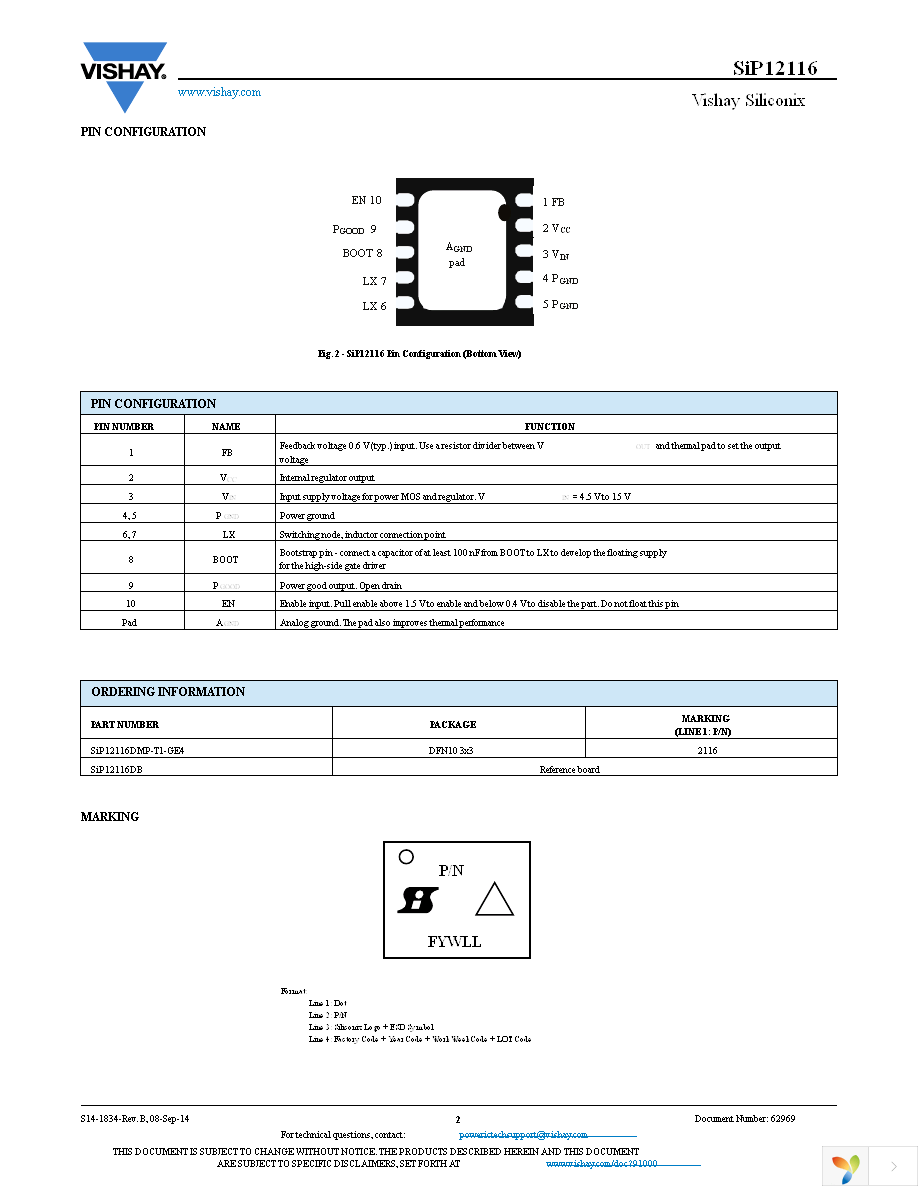 SIP12116DMP-T1-GE4 Page 2